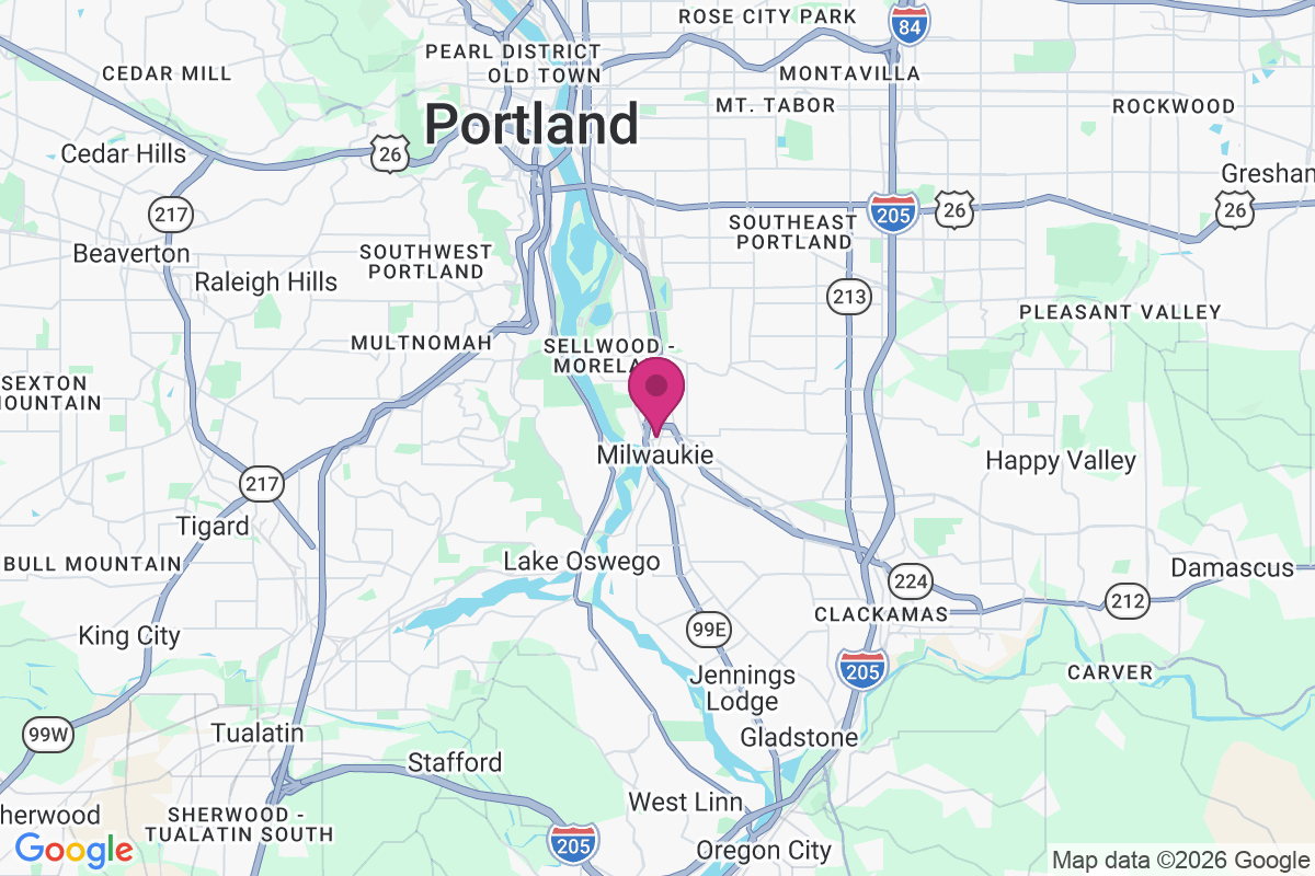 Milwaukie map