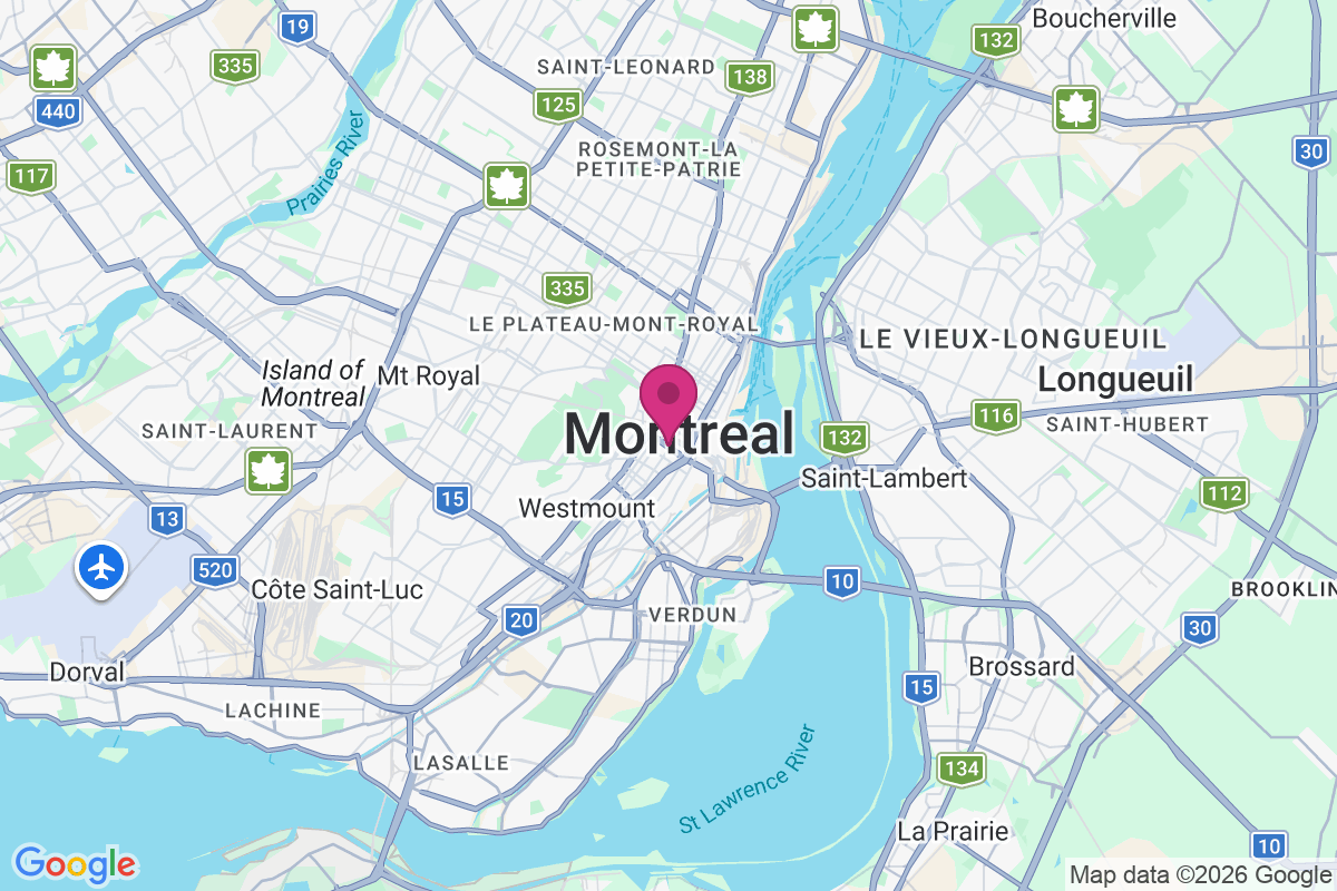Ville-Marie map