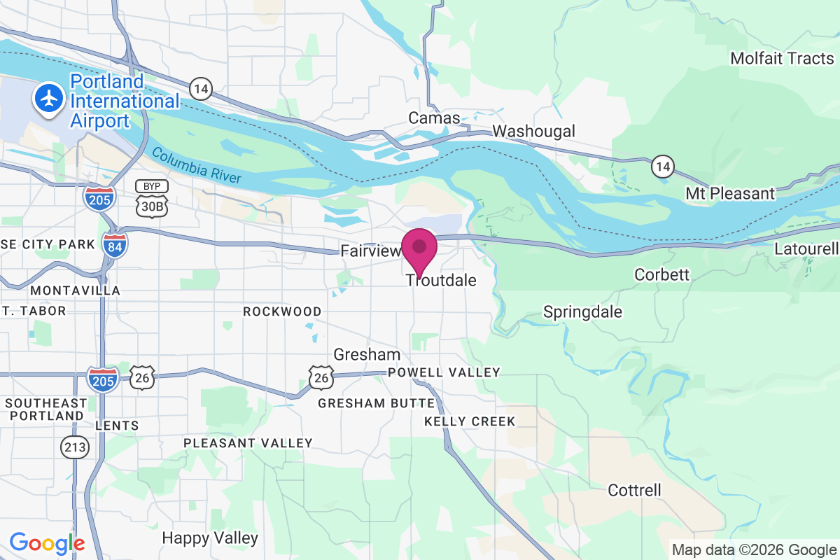 Wood Village map