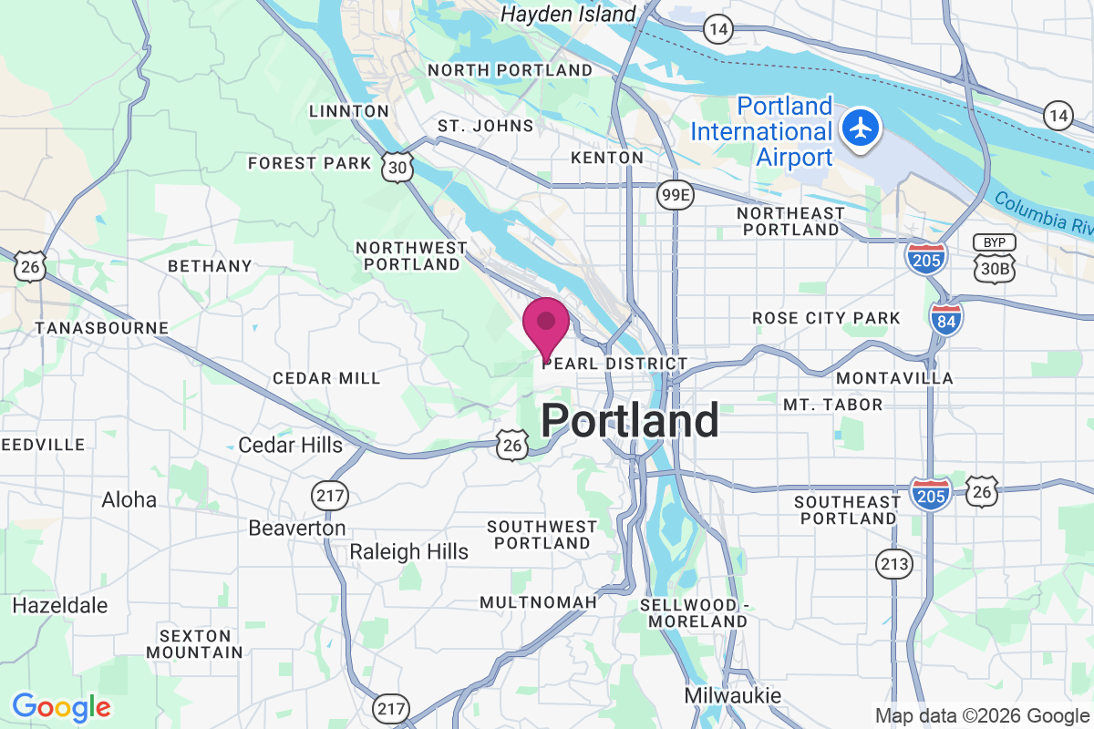 Willamette Heights map