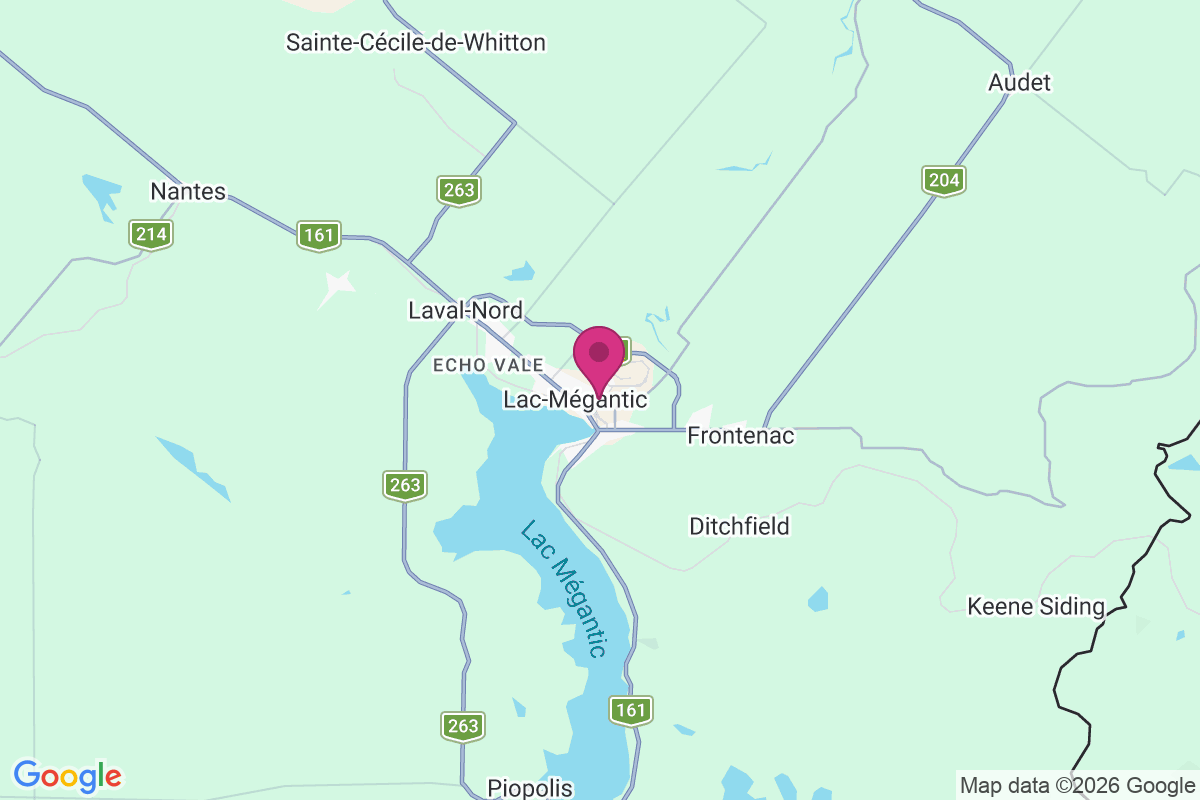 Megantic map