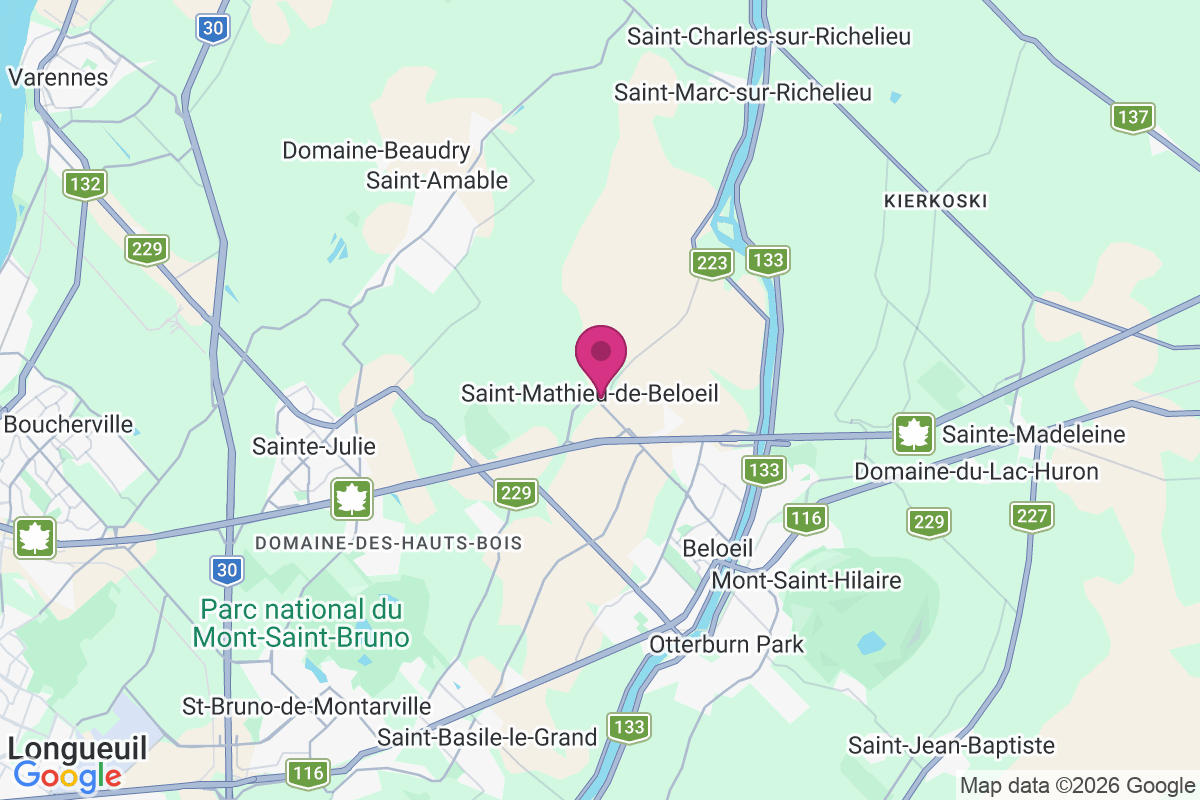 Saint-Mathieu-de-Beloeil map