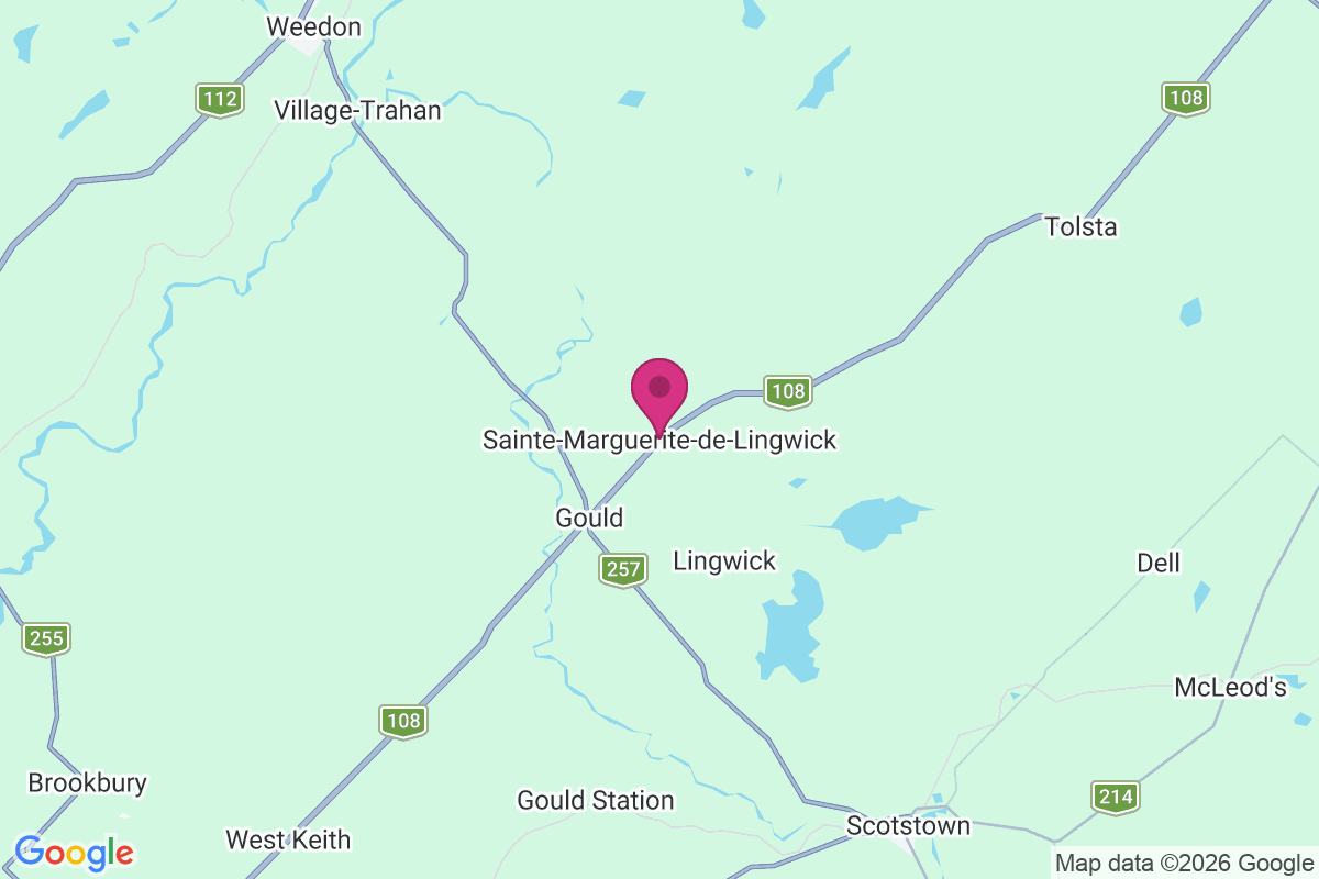 Sainte-Marguerite-de-Lingwick map