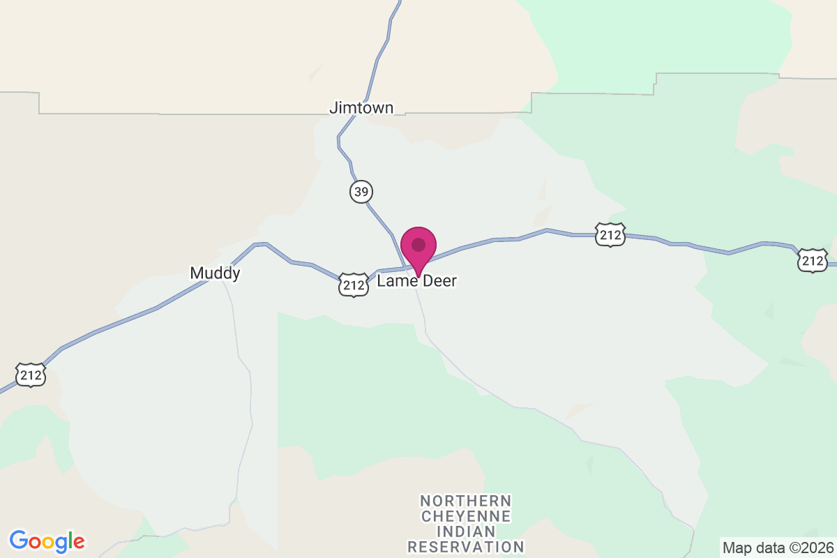Lame Deer map