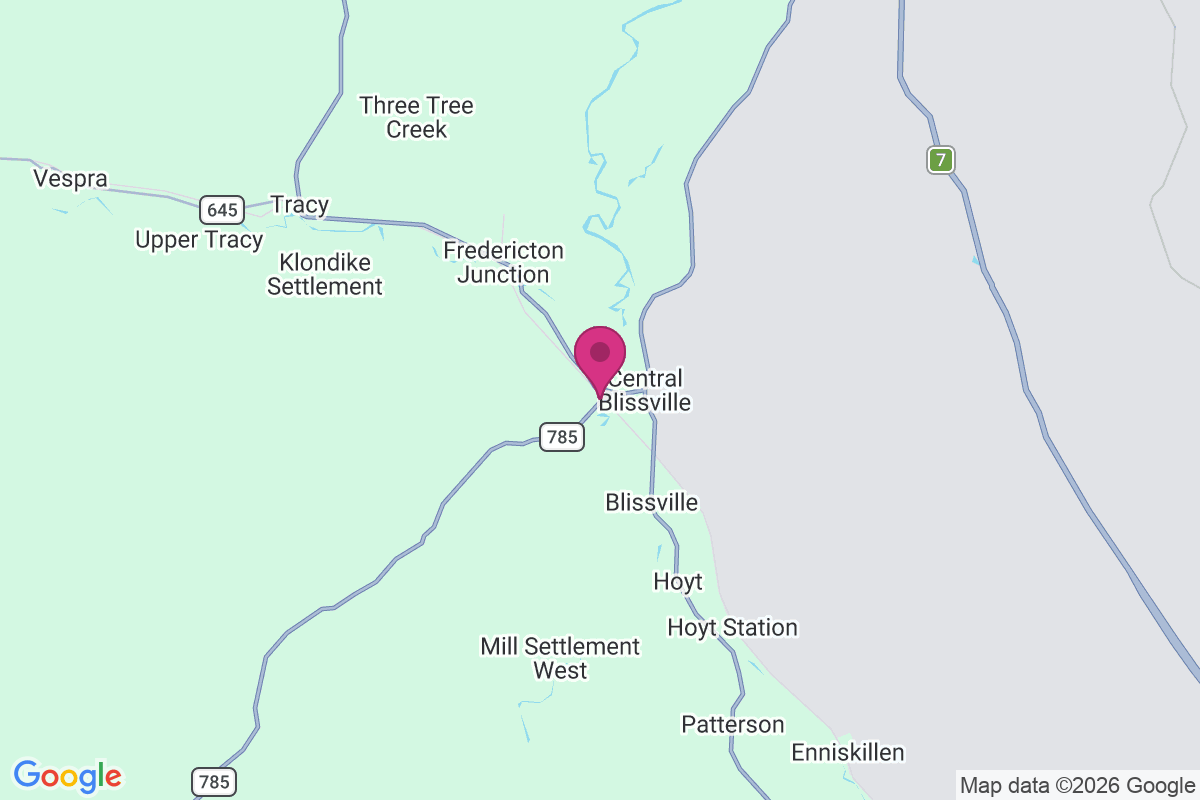 Central Blissville map