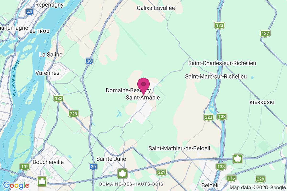 Saint-Amable map