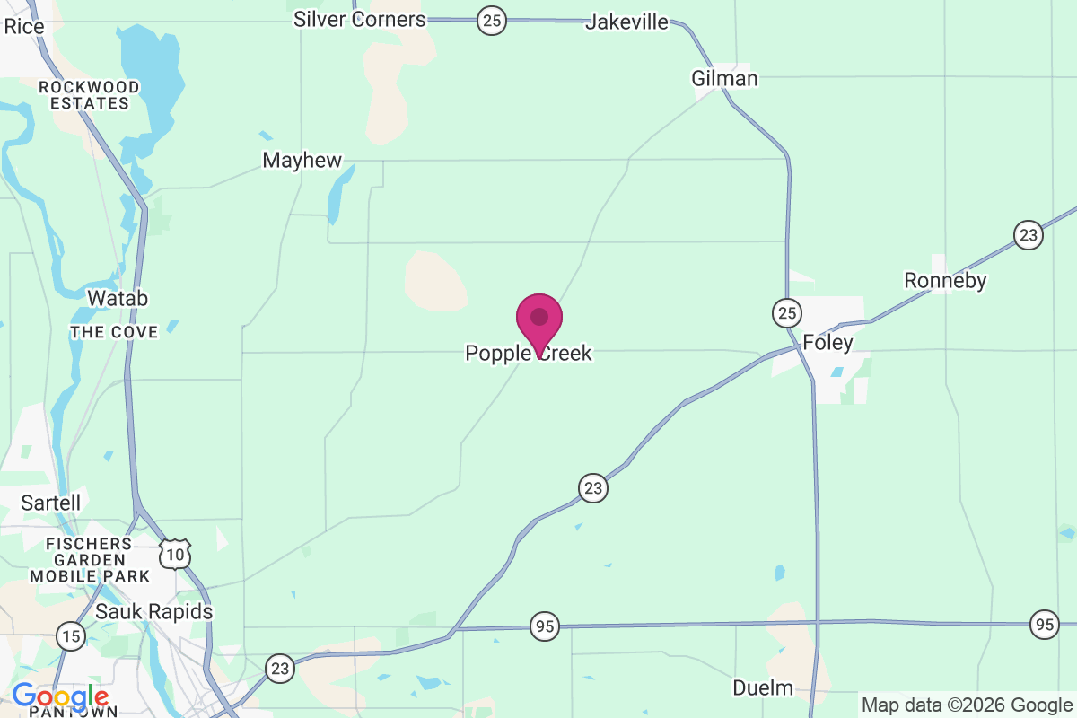 Popple Creek map