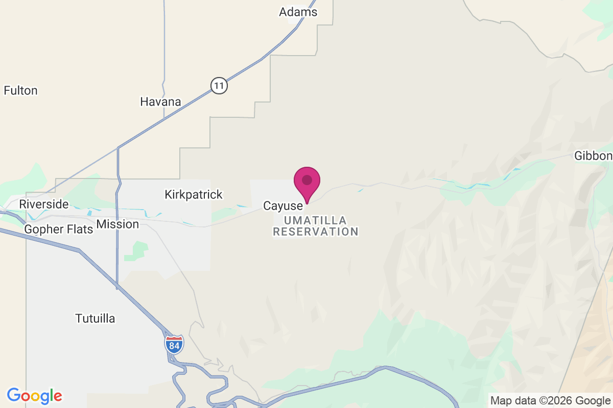 Cayuse map