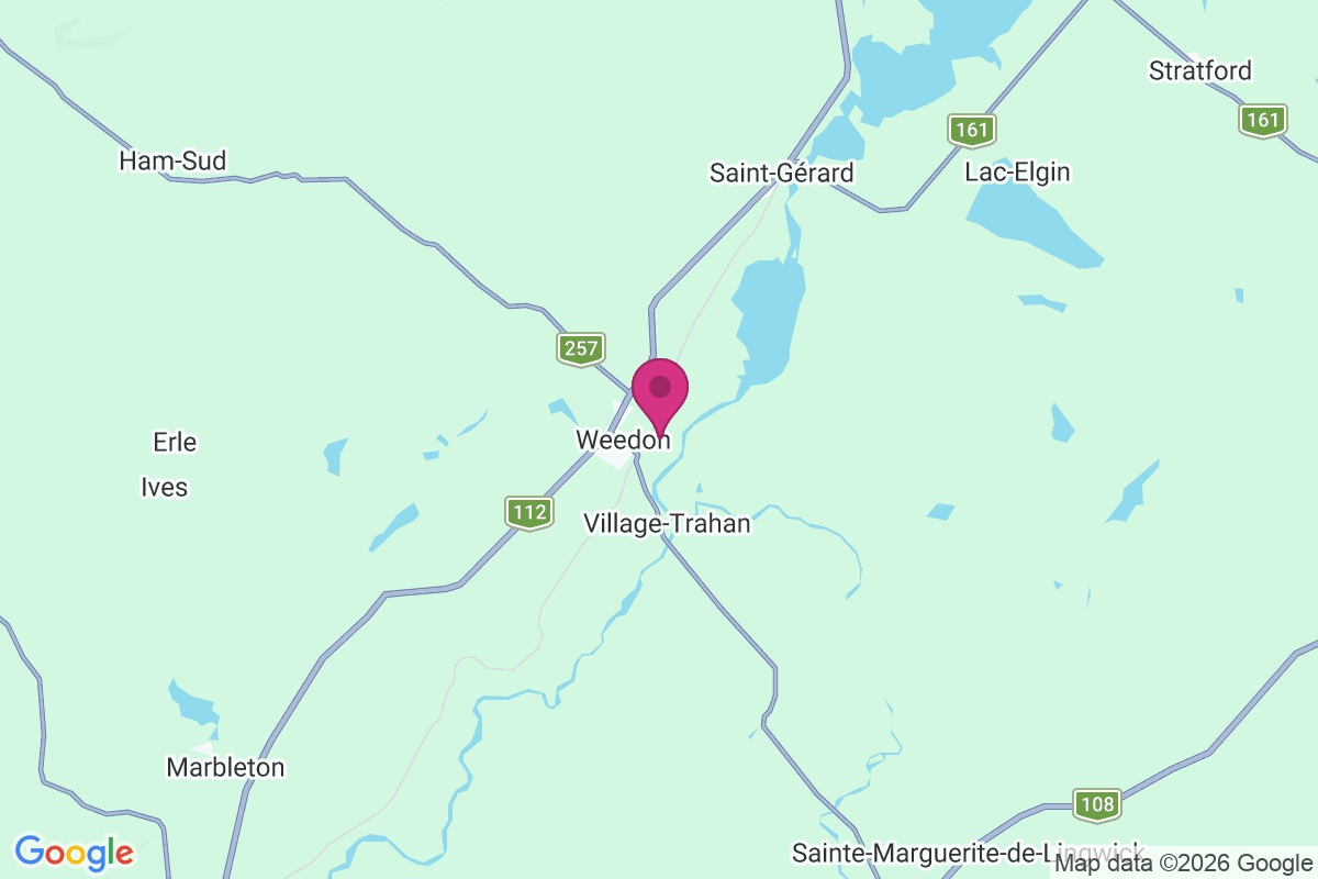 Weedon map