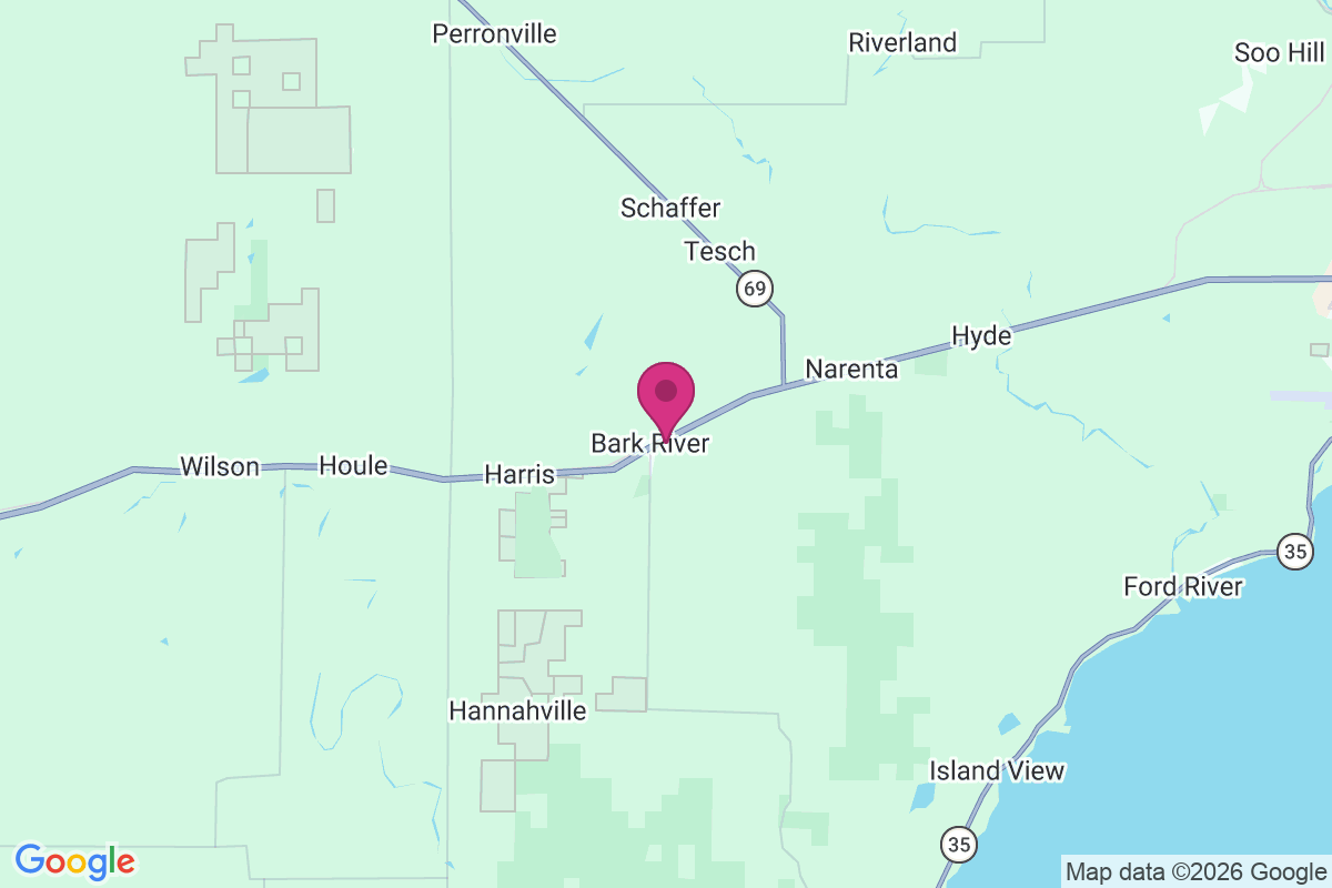 Bark River map