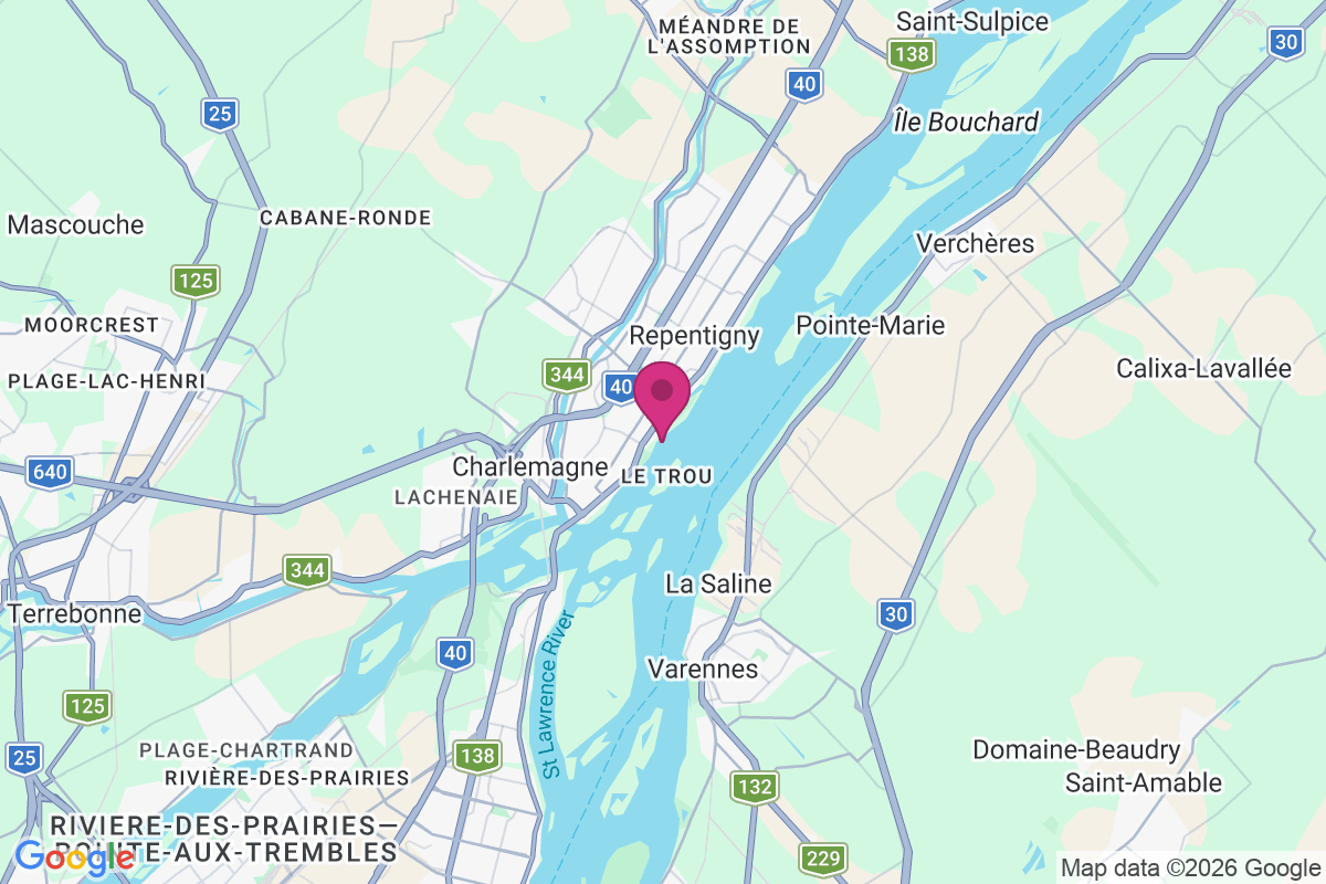 Repentigny map