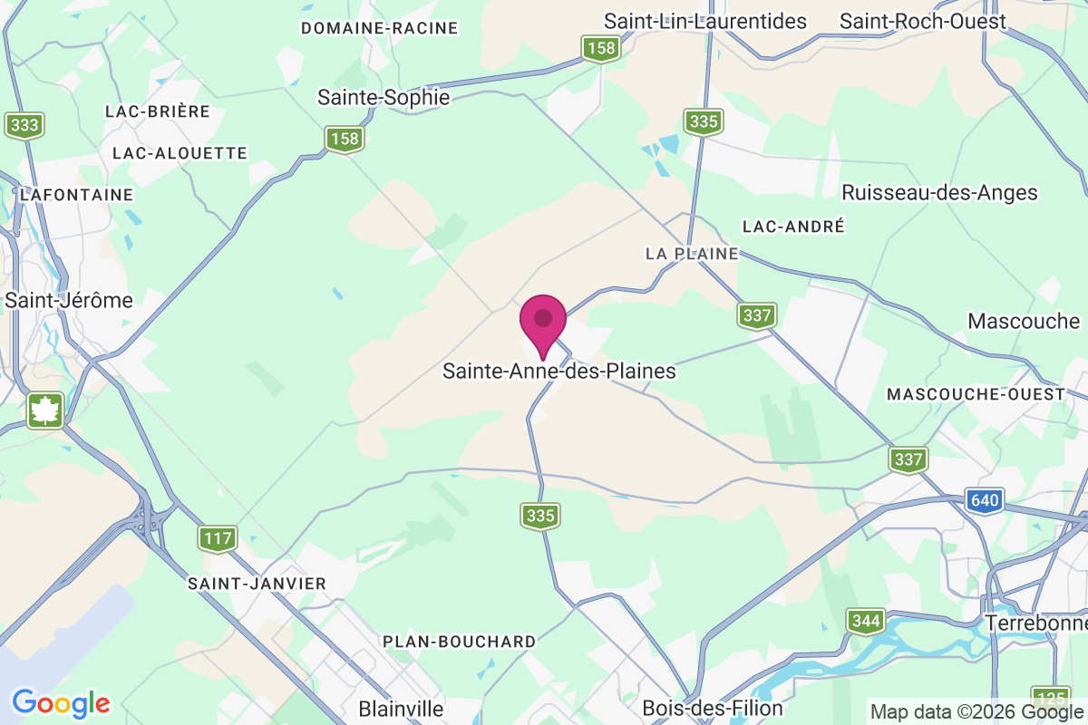 Sainte-Anne-des-Plaines map