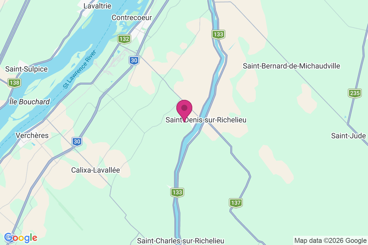 Saint-Antoine-sur-Richelieu map