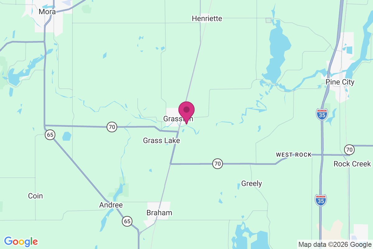 Grasston map