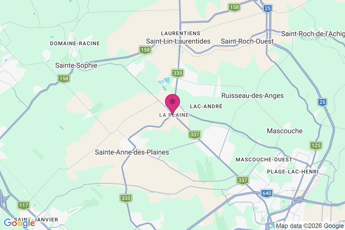 La Plaine map