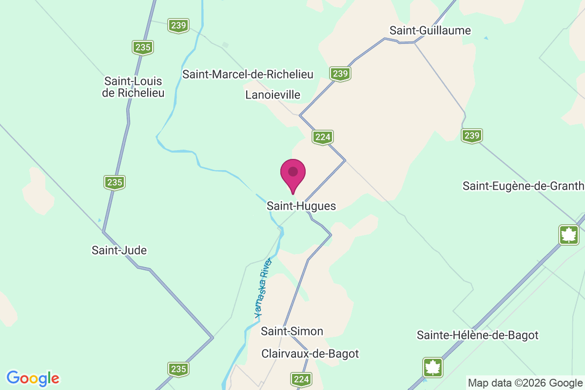 Saint-Hugues map