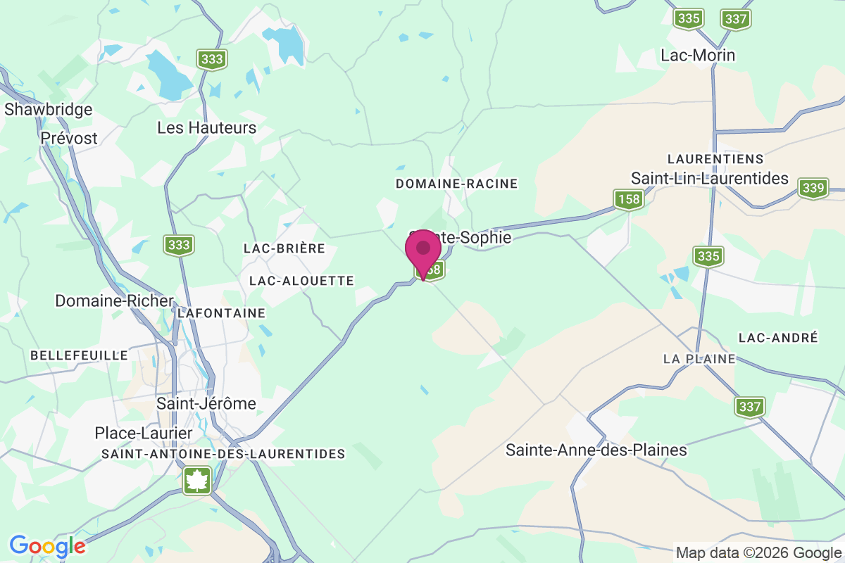 Sainte-Sophie map