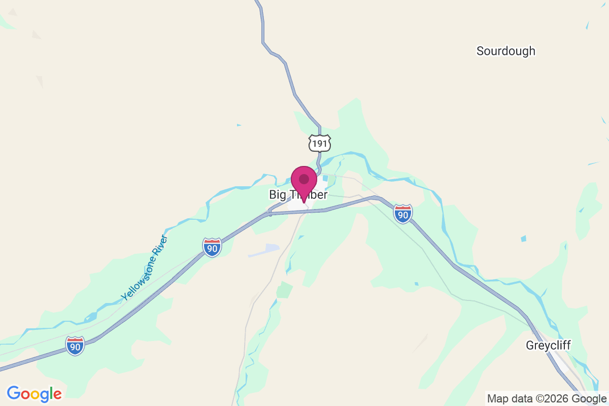 Big Timber map