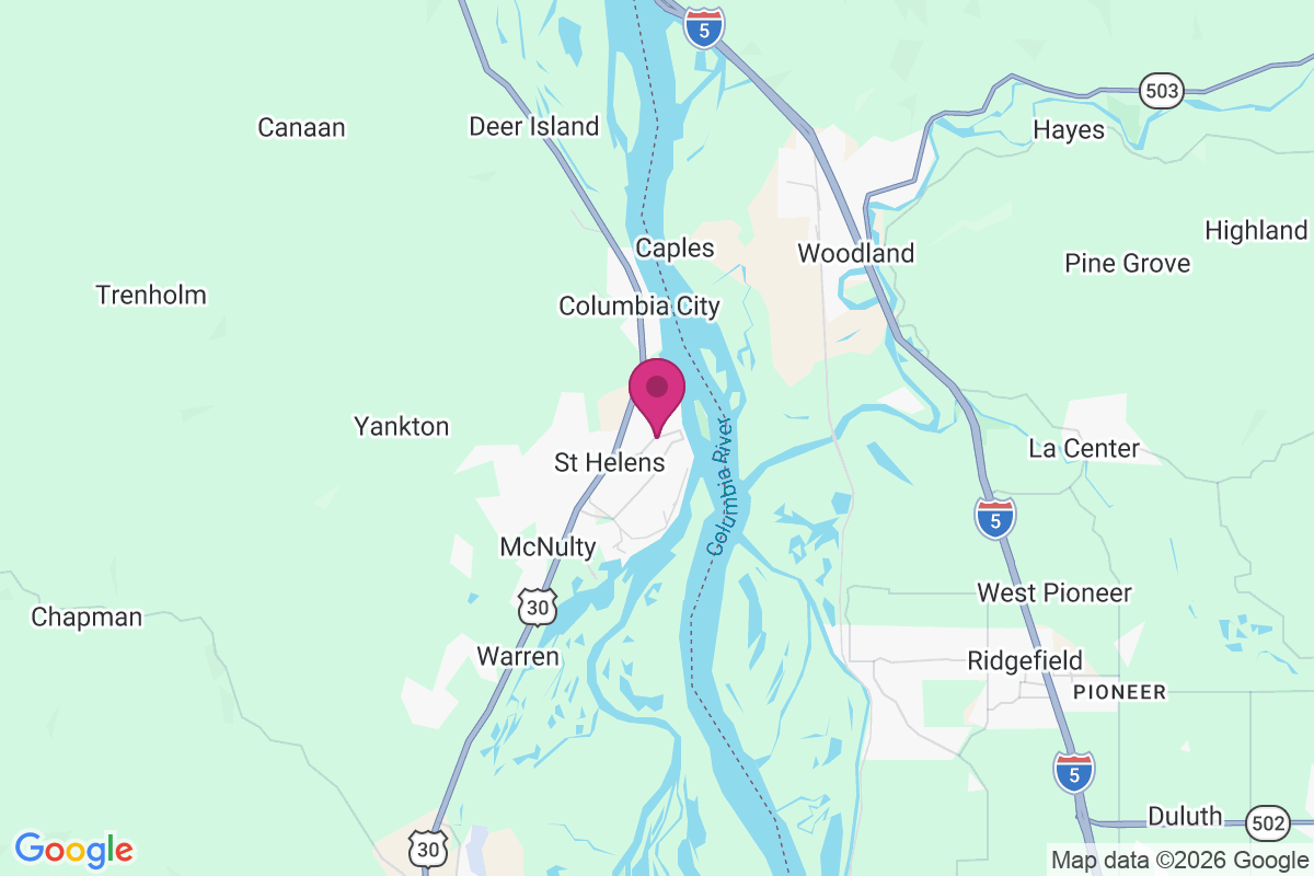 Saint Helens map