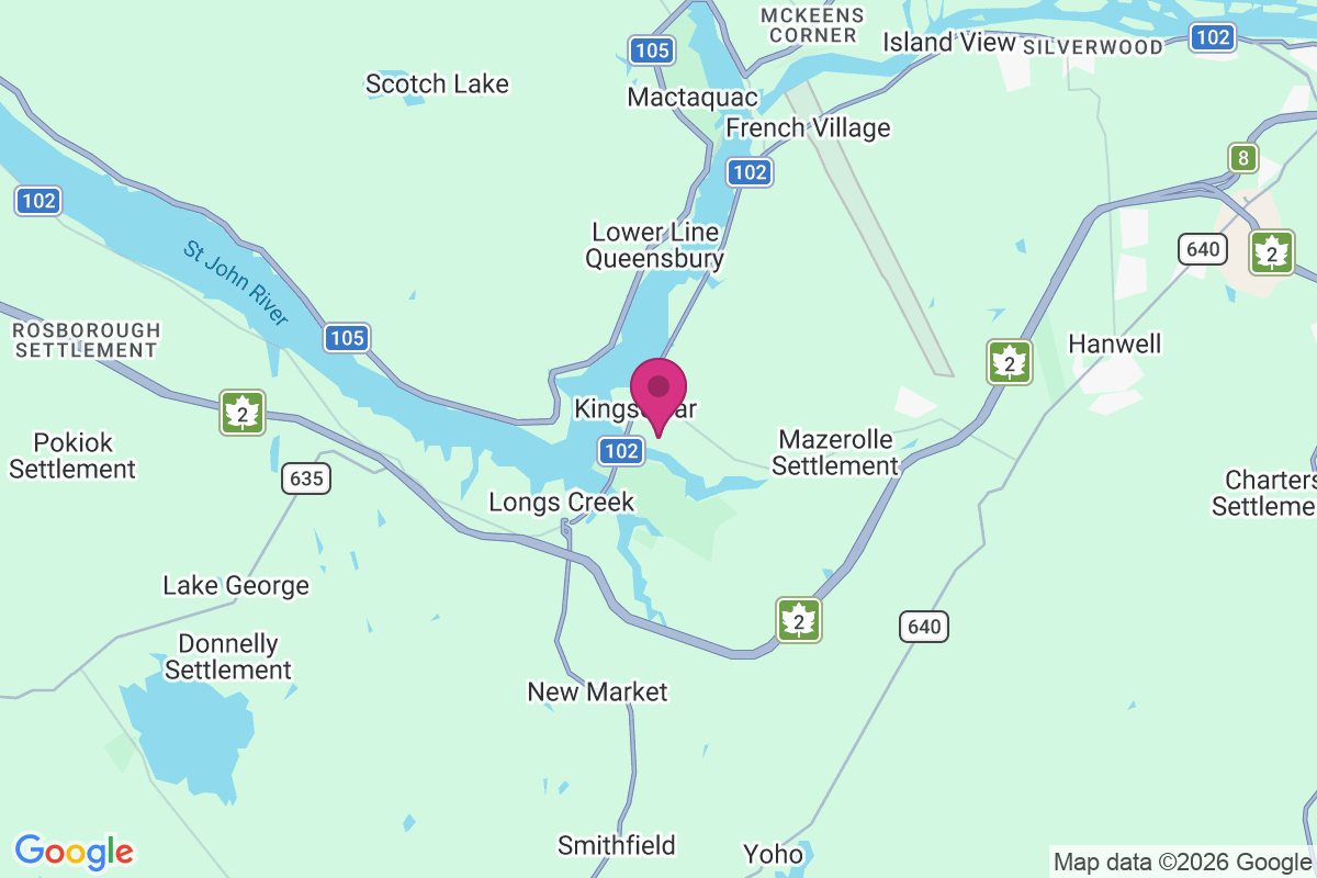 Kingsclear map