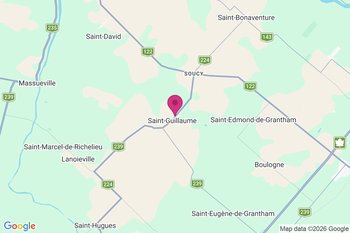Saint Bonaventure map