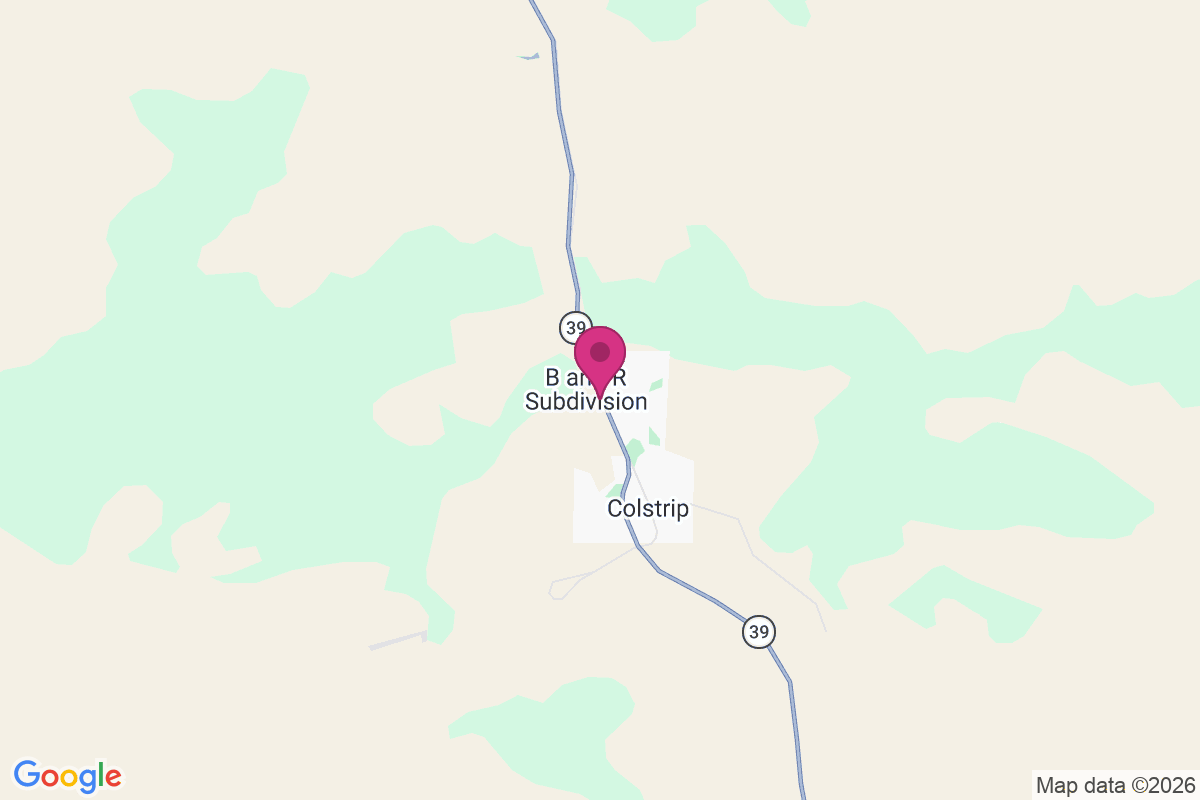 B and R Subdivision map