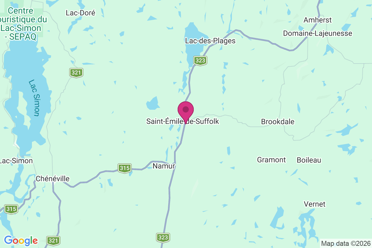 Saint-emile-de-suffolk map