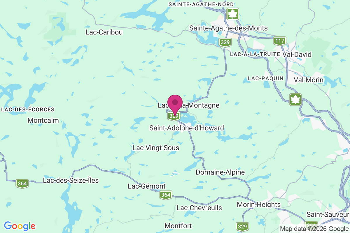 Saint Adolphe D Howard map