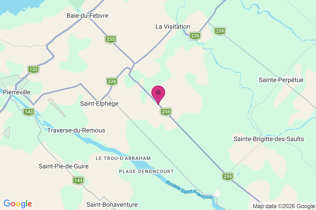 Saint-Zephirin-de-Courval map