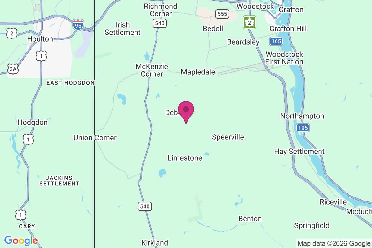 Debec map