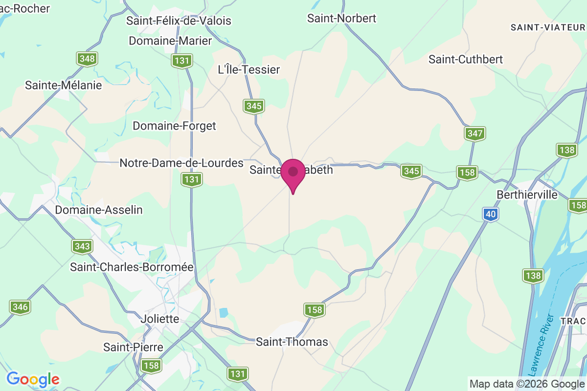 Sainte-Elisabeth map