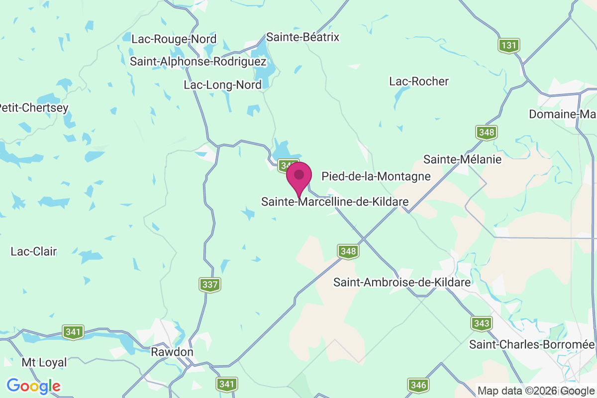 Sainte-Marcelline-de-Kildare map