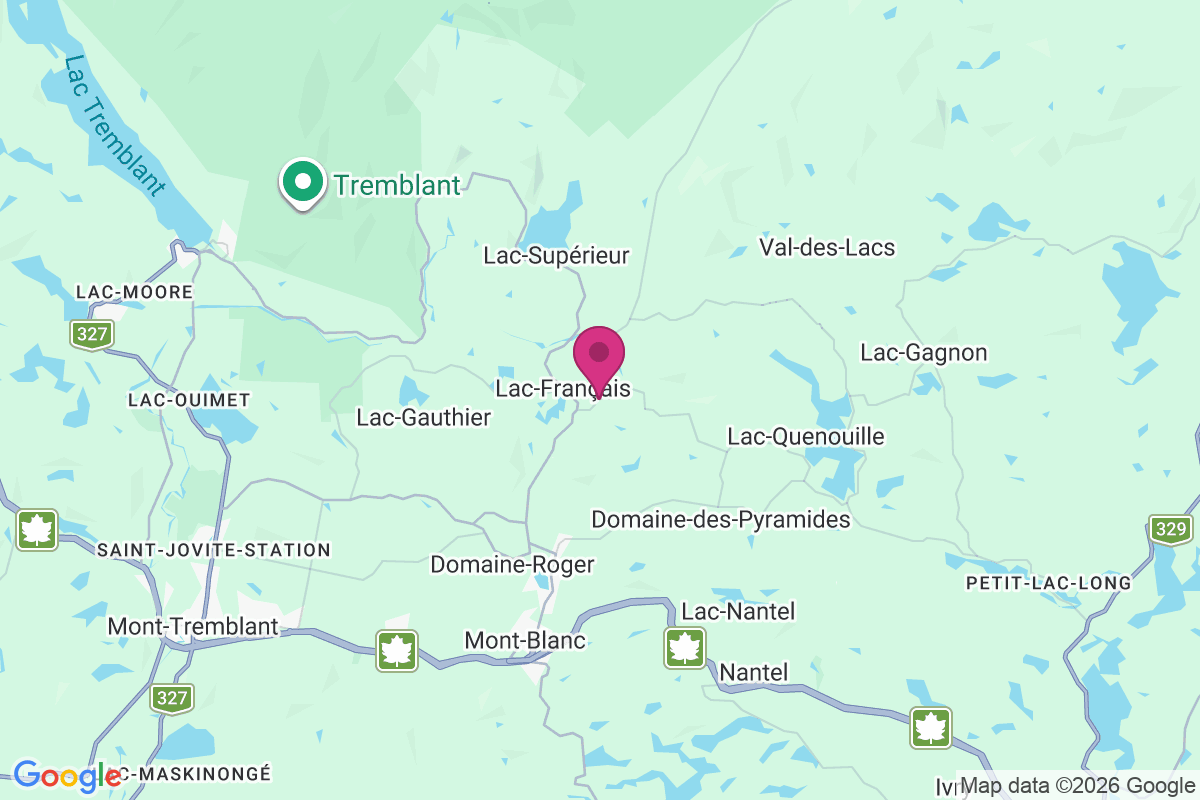 Lac-Rossignol map