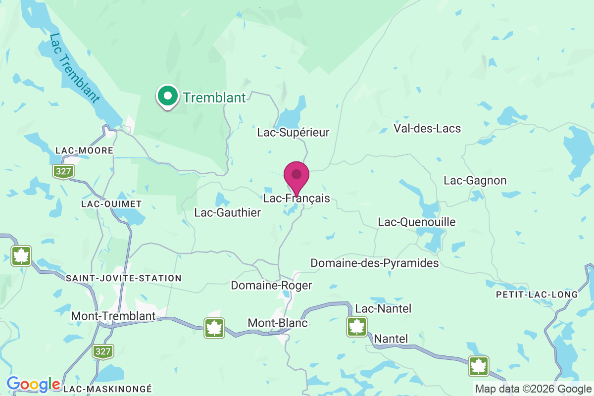 Lac-Francais map