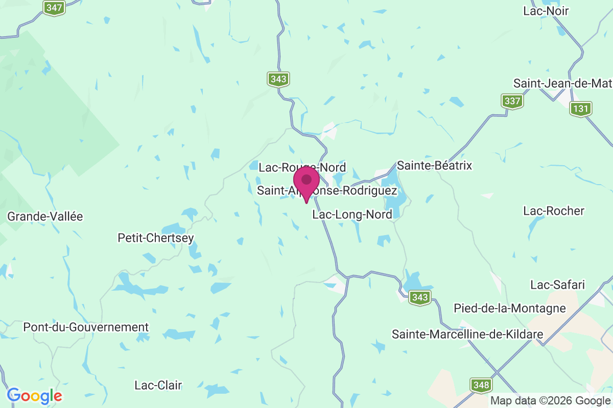 Saint-Alphonse-Rodriguez map