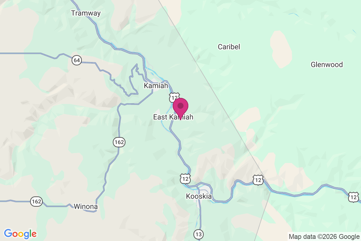 East Kamiah map