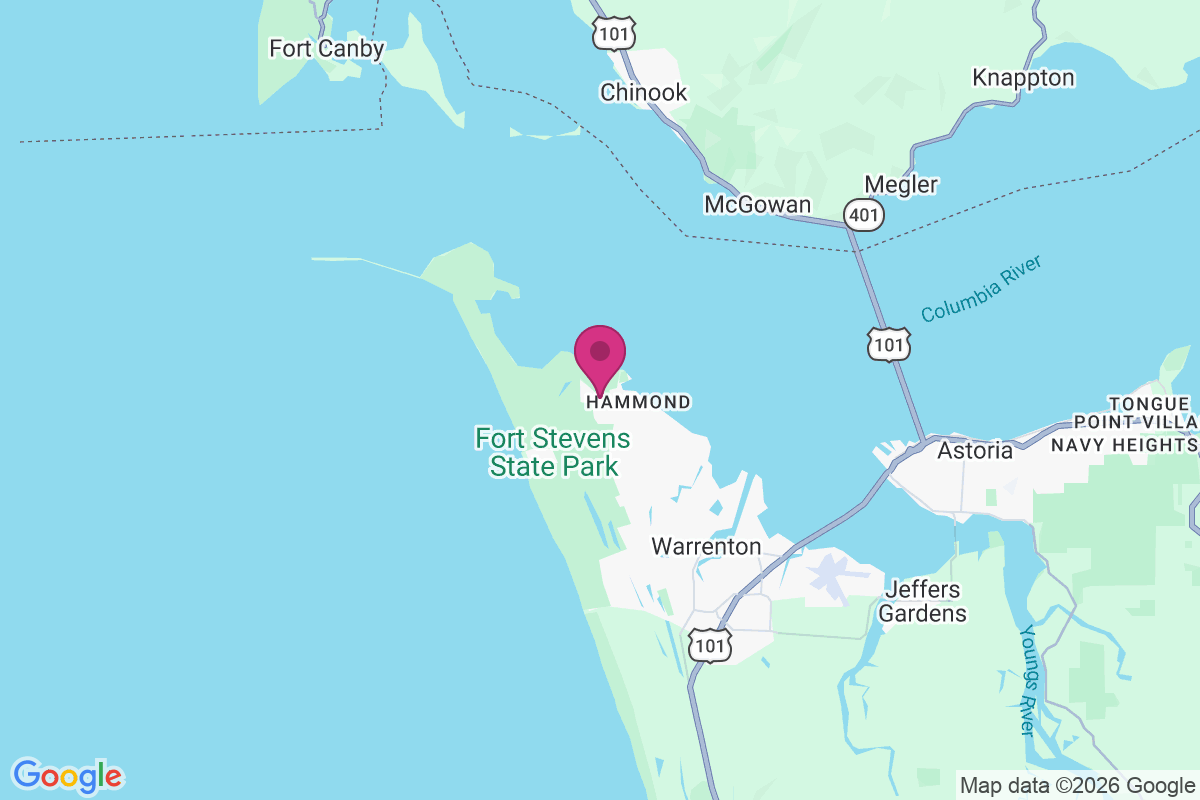 Fort Stevens map