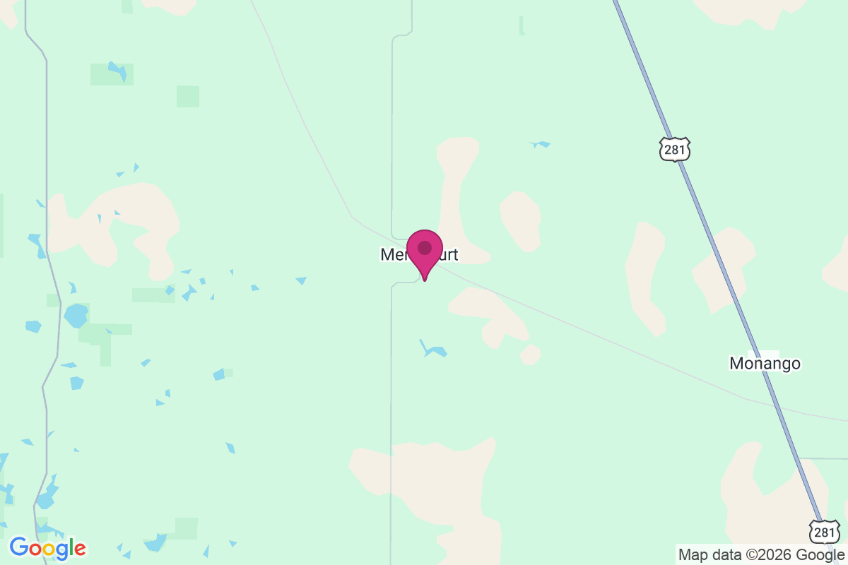 Merricourt map