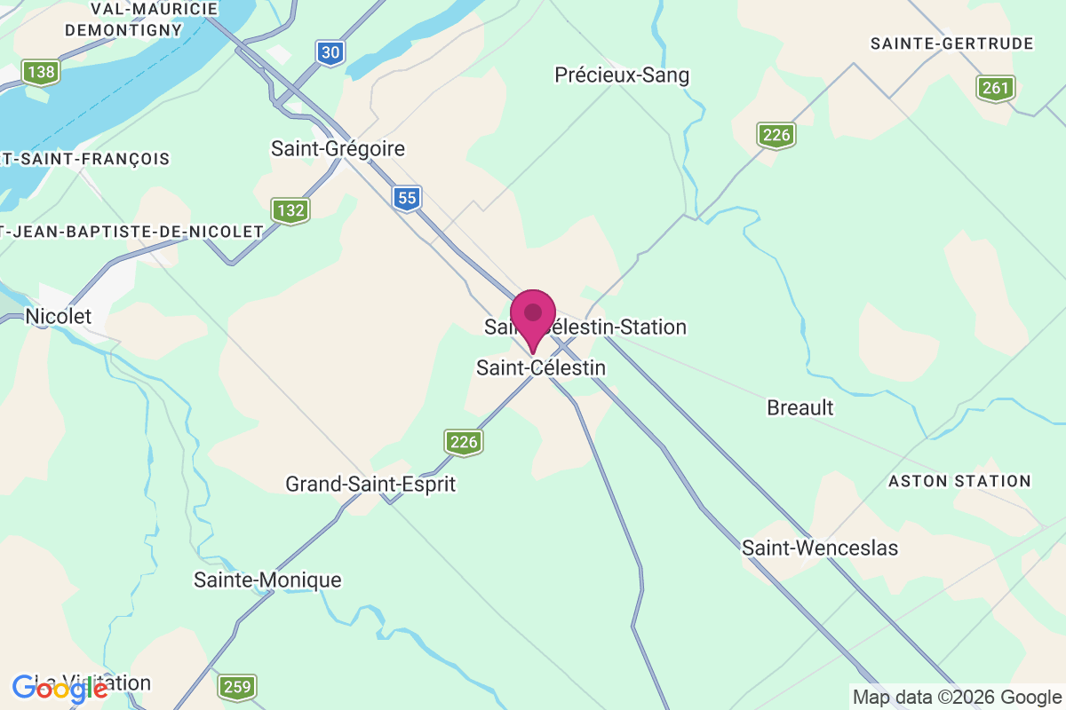 Saint-celestin map