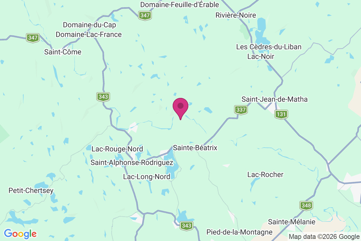 Sainte-Beatrix map