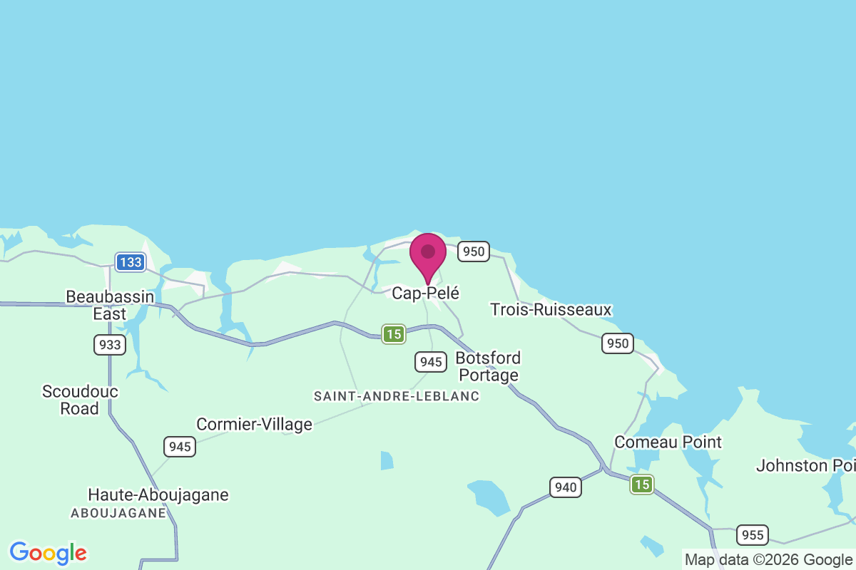 Cap Pele map