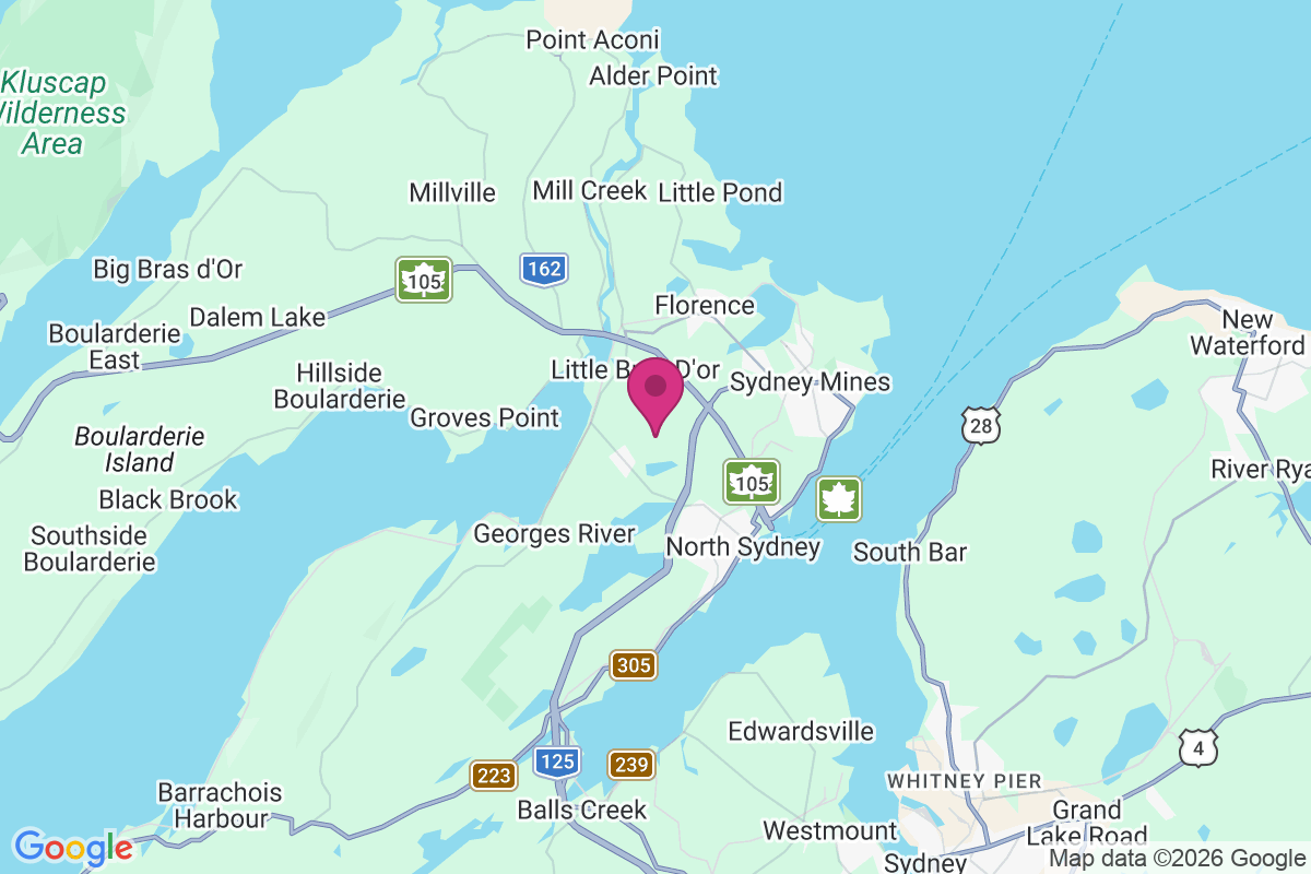Little Bras d'Or map