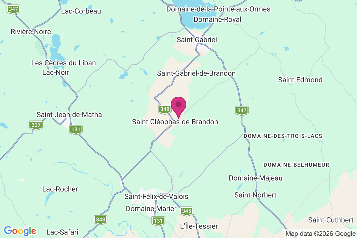 Saint-Cleophas-de-Brandon map