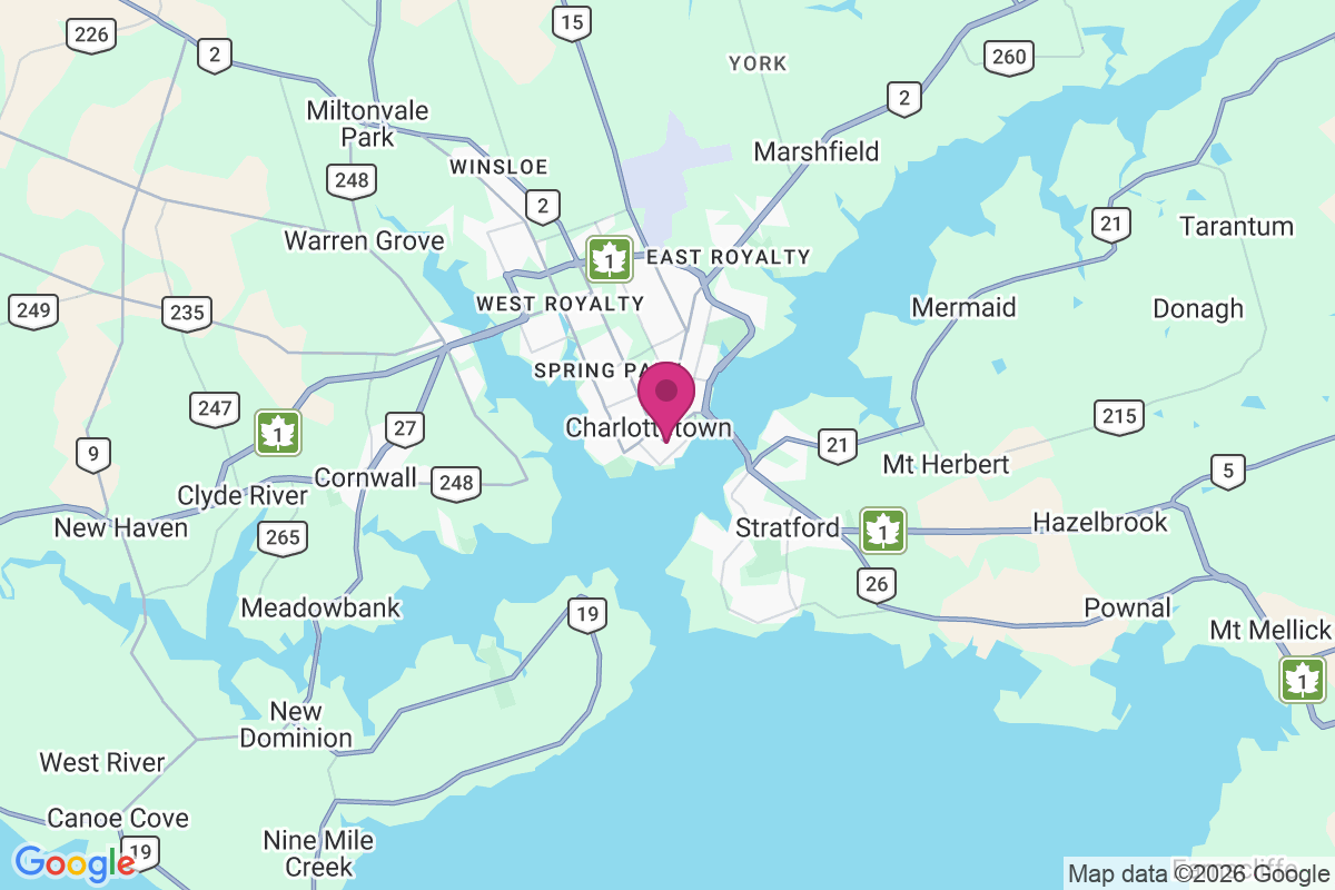 Charlottetown map