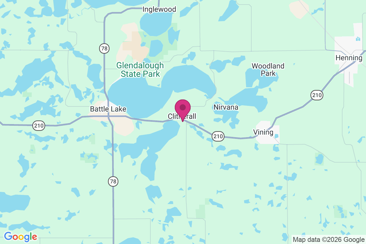 Clitherall map
