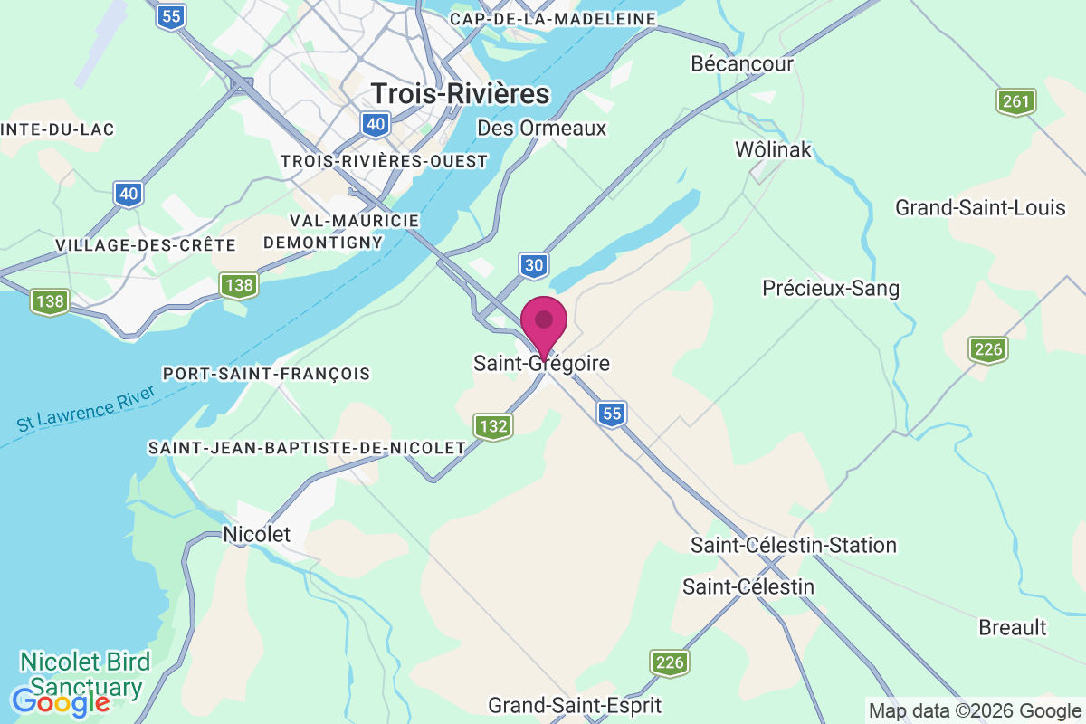Saint Gregoire map