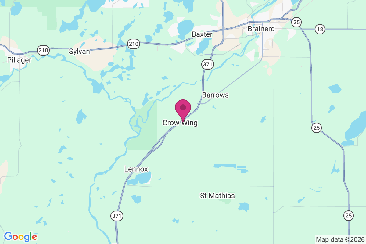 Crow Wing map