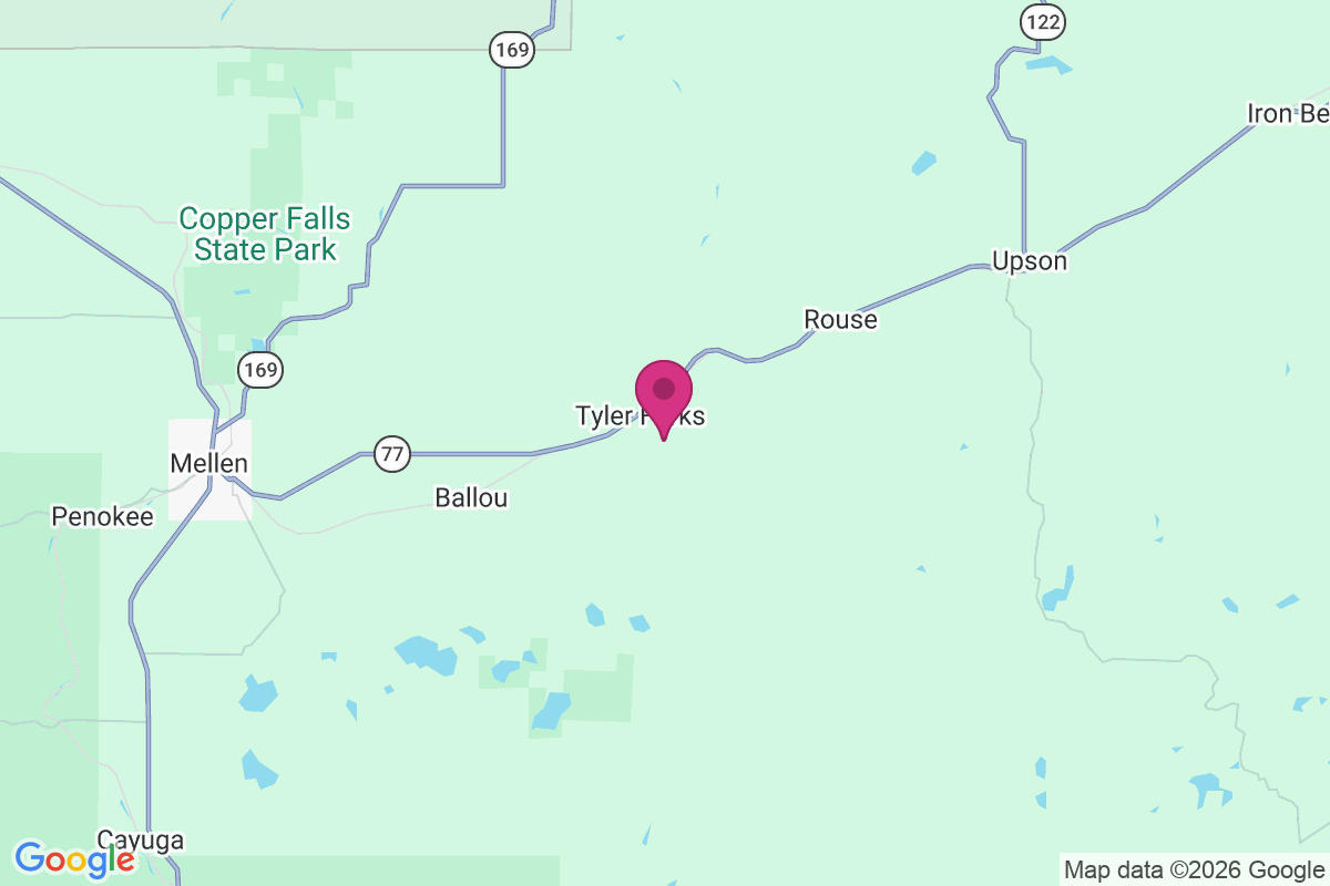 Tyler Forks map