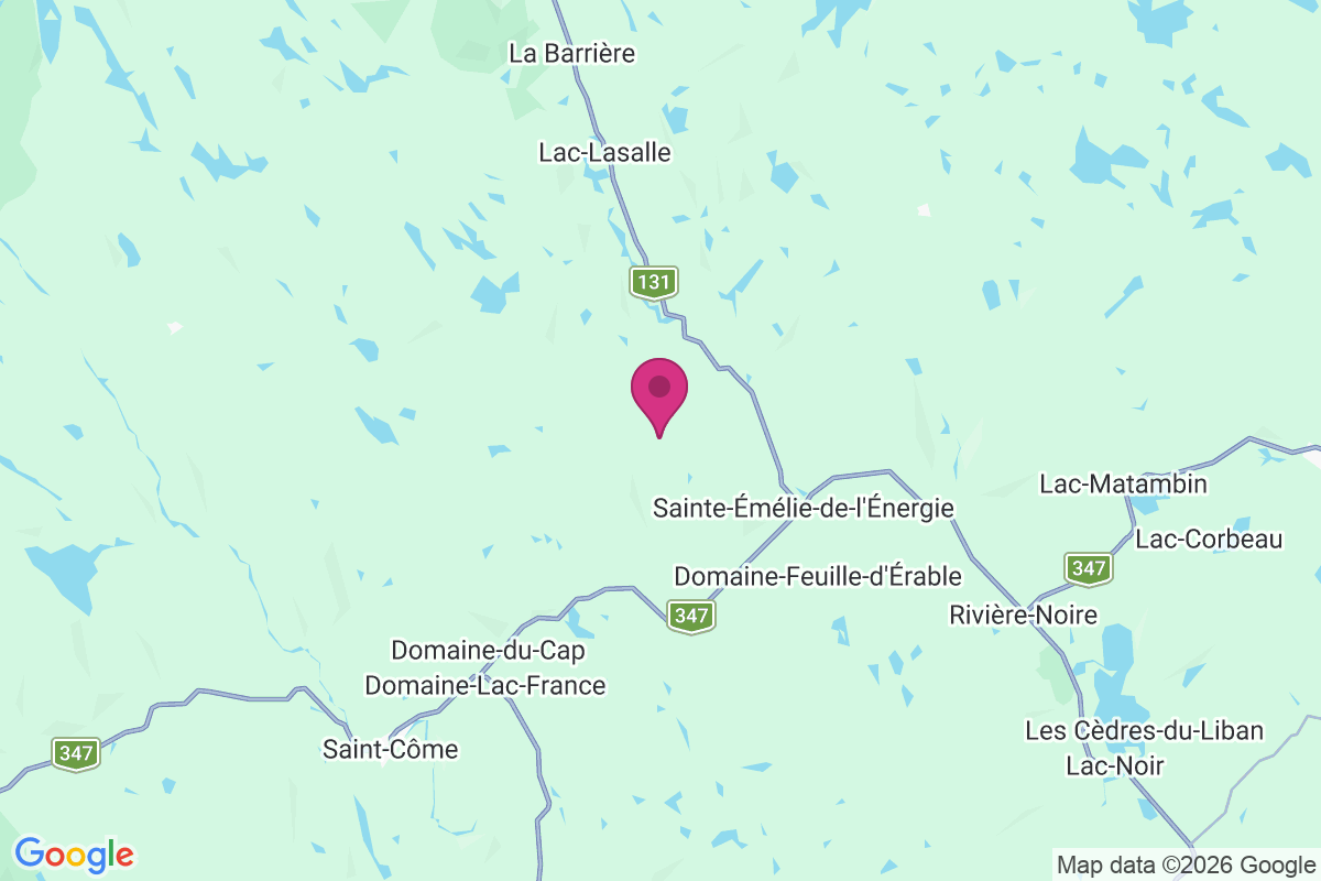 Sainte-Emelie-de-l'Energie map