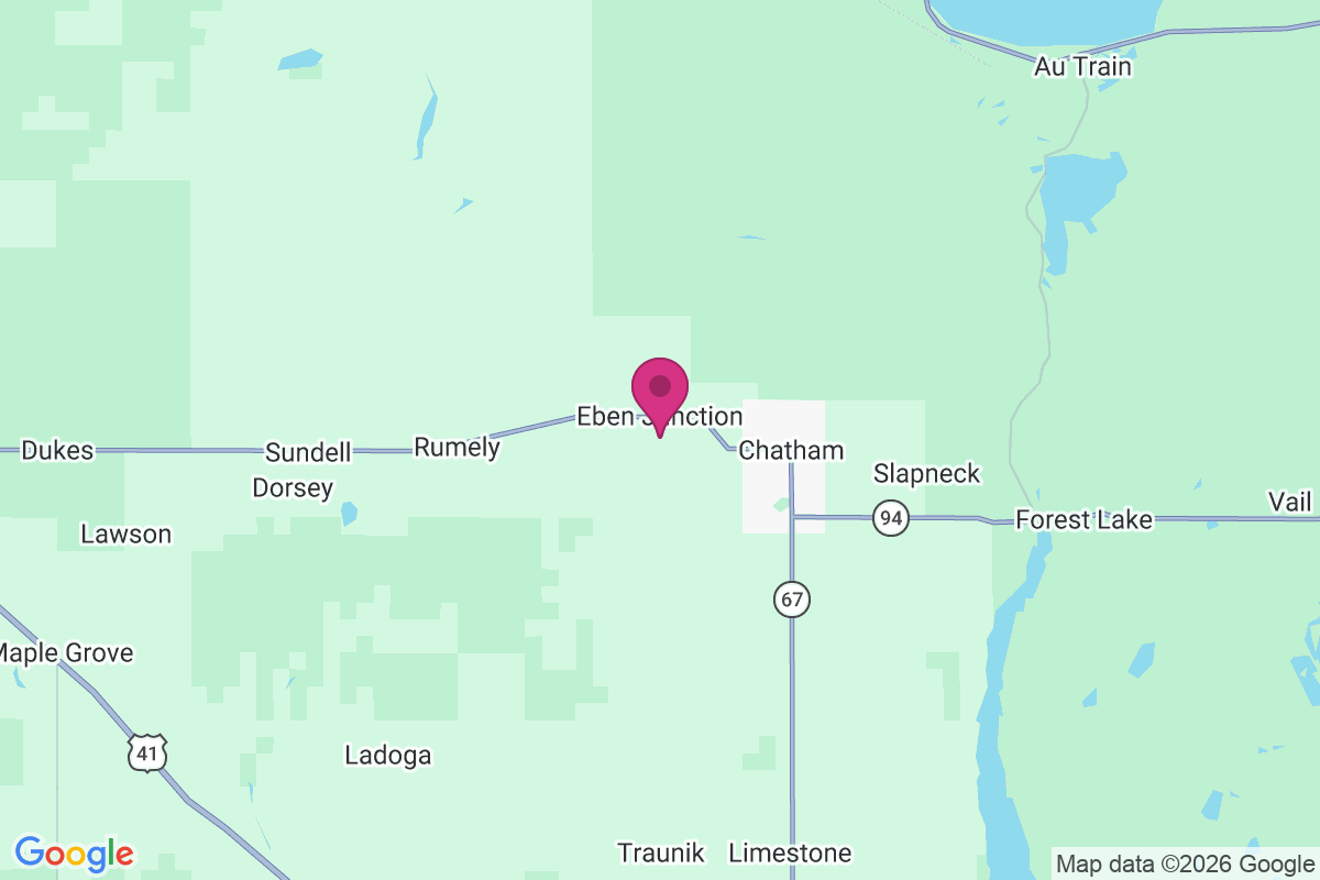 Eben Junction map